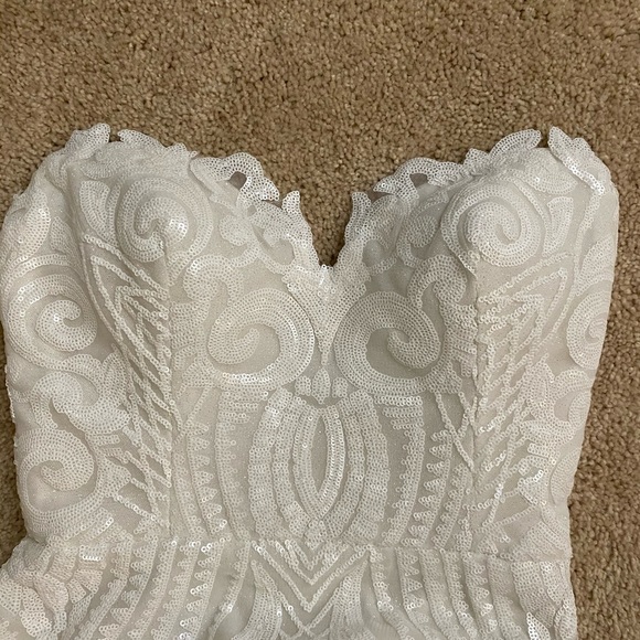 Blush by Hayley Page Safyr Gown Ivory/Ivory size 8 - Picture 7 of 8